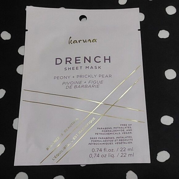 Karuna Vegan Drench and Tone Duo 4 Piece Sheet Mask Set - Picture 5 of 7